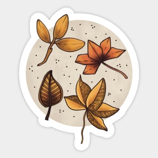 Autumn Leaves Sticker